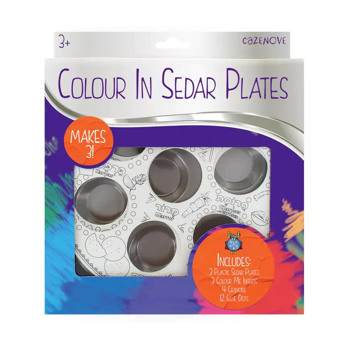 Colour-Your-Own Seder Plate