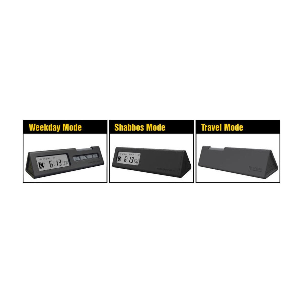 KosherClock 3 - Black