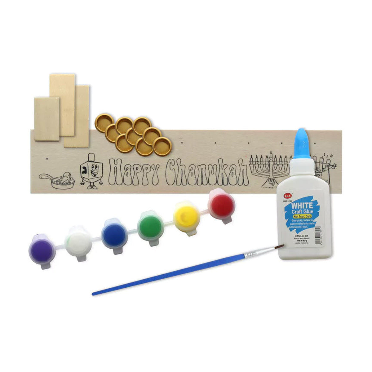 Create-Your-Own Wood Menorah