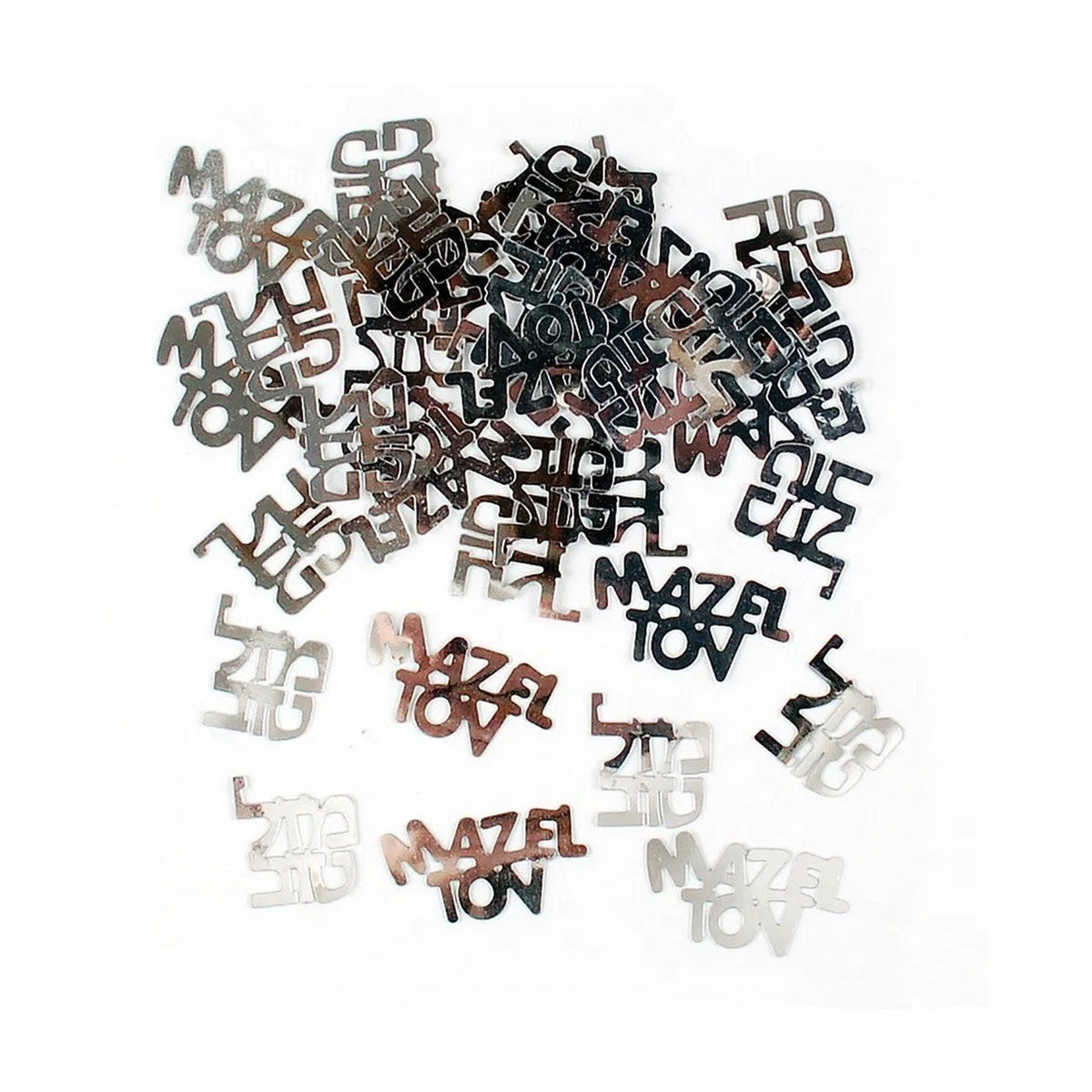 Mazel Tov Silver Confetti