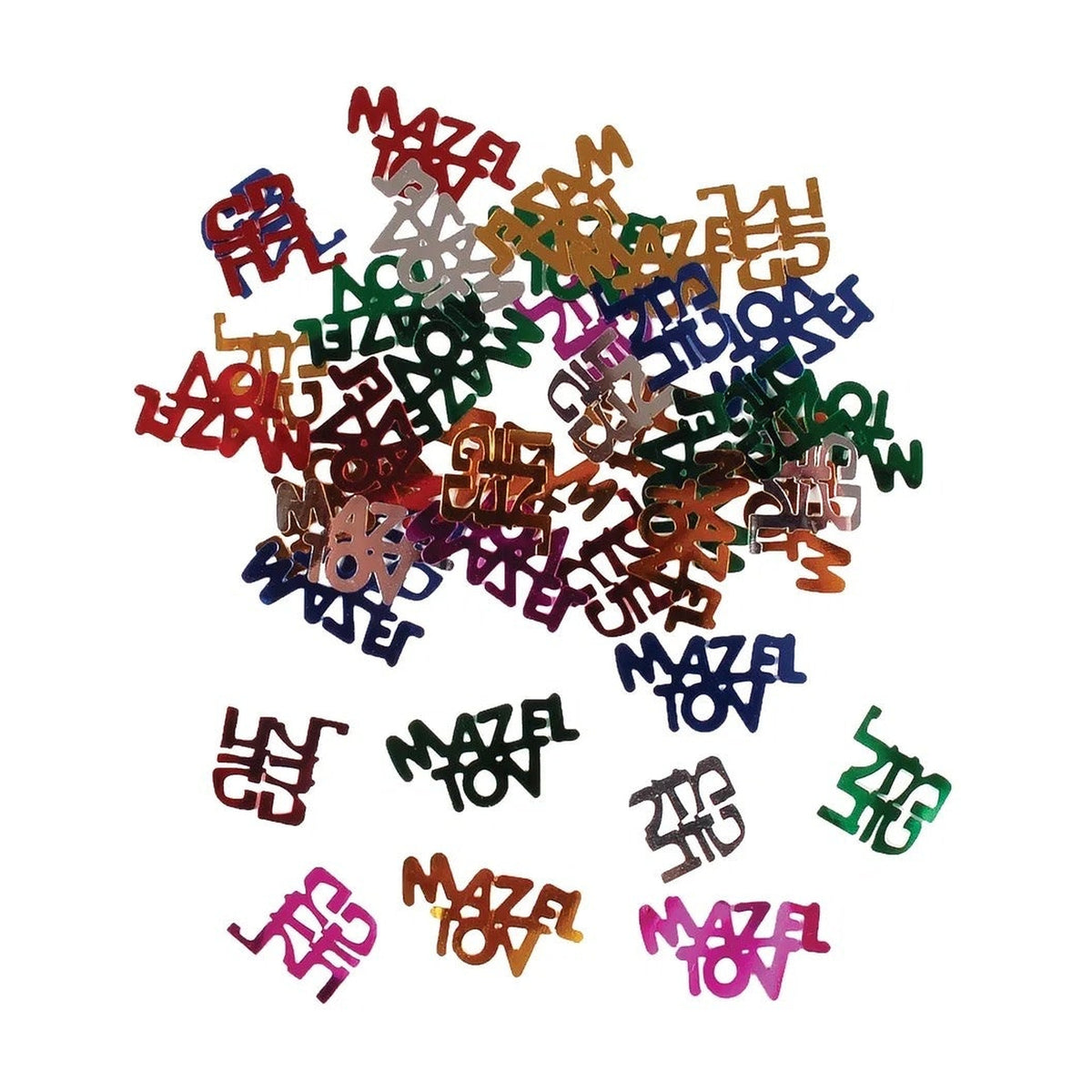 Mazel Tov Multi Coloured Confetti
