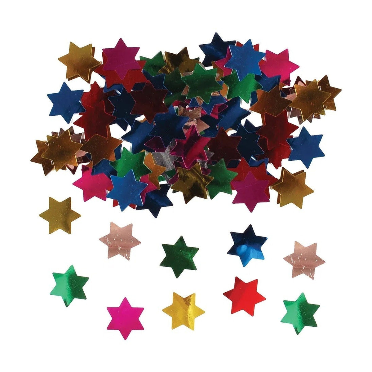Star of David Multi Coloured Confetti