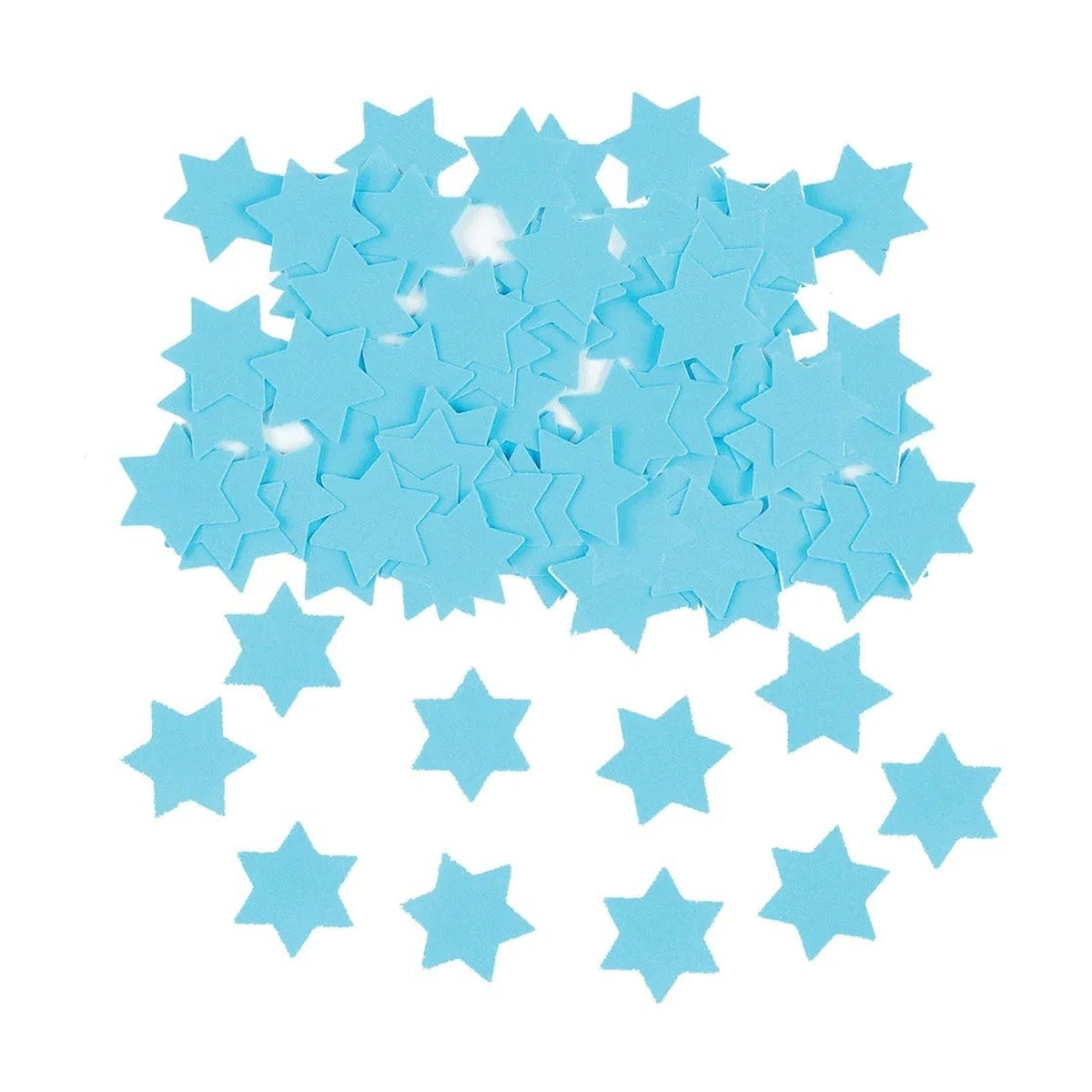 Star of David Baby Blue Confetti