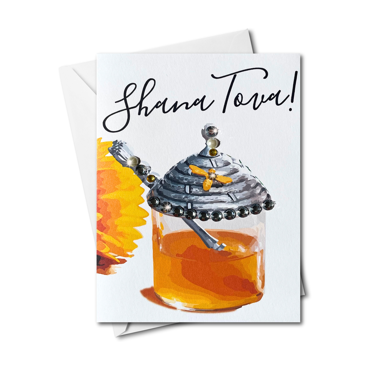 Greeting Card, Shana Tova Honey Jar
