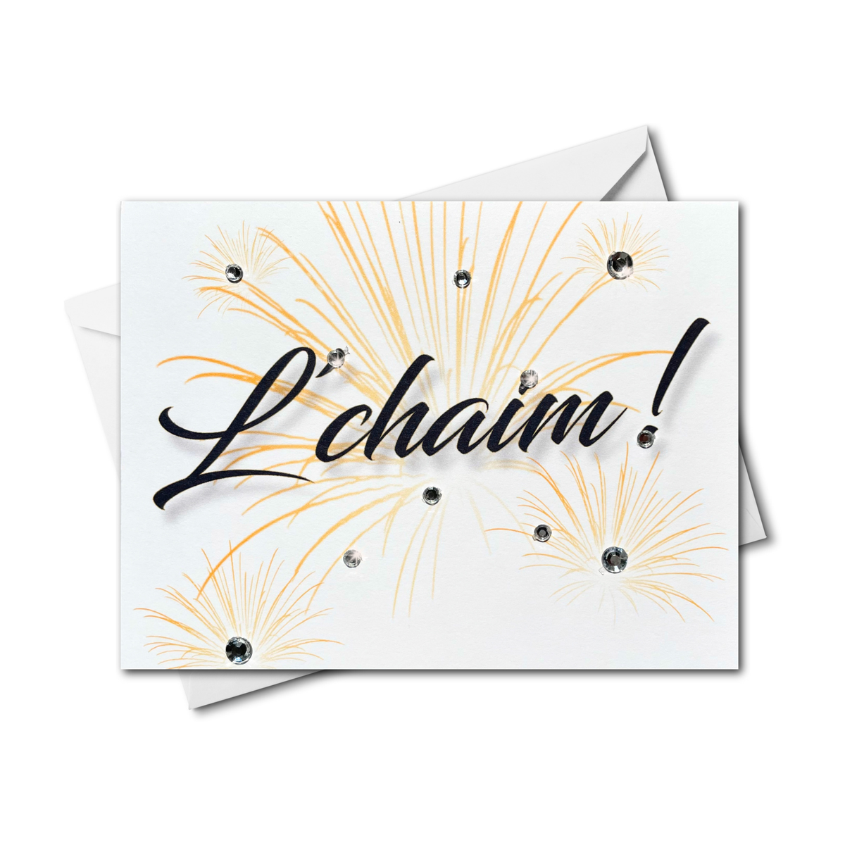 Greeting Card, L'Chaim Fireworks