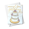 Greeting Card, Mazel Tov Wedding Cake