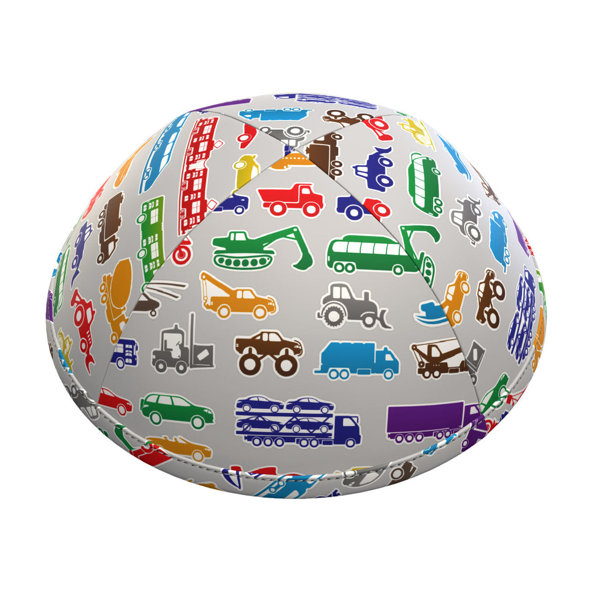 Kippah - Cars, Grey