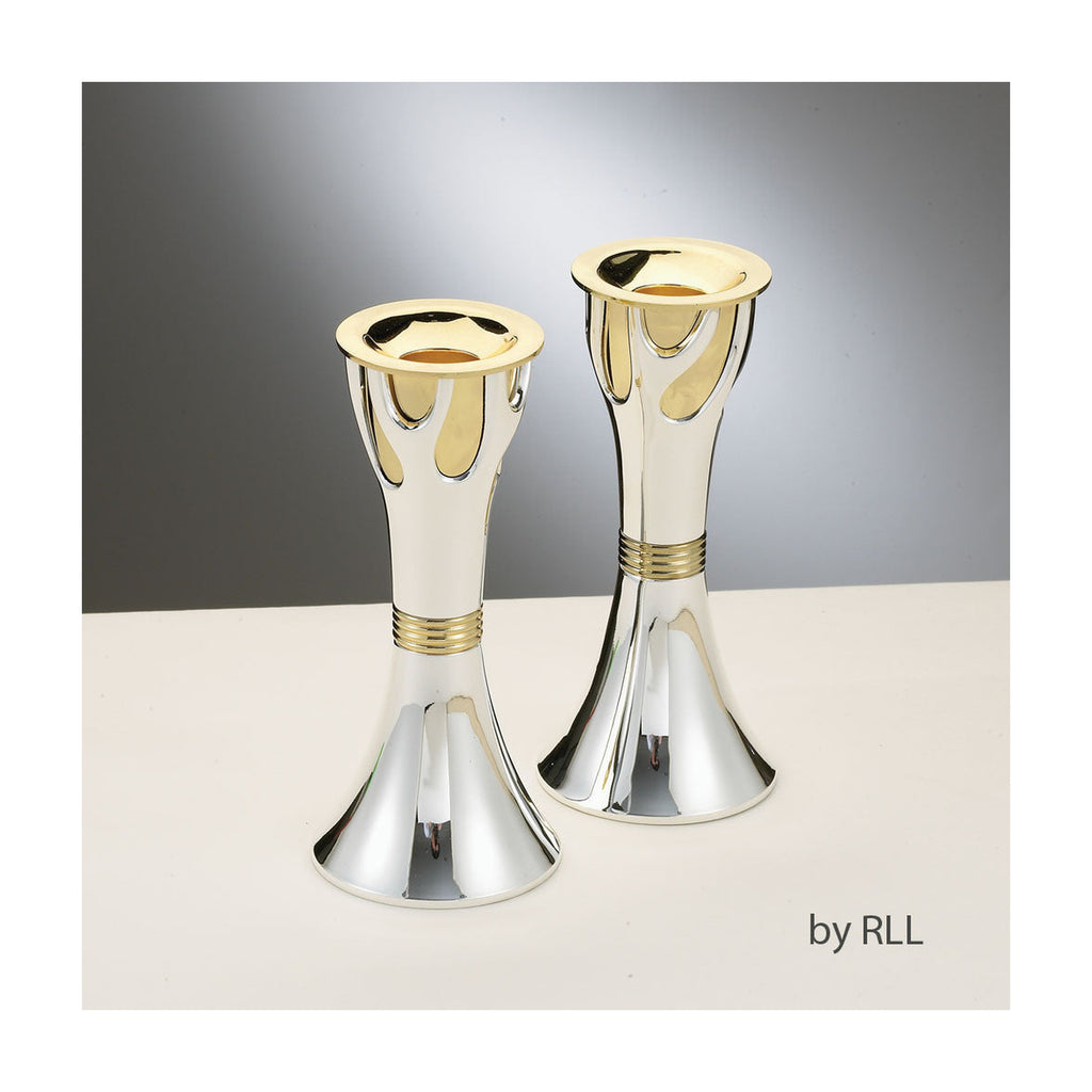 Candlesticks, Two-Tone ''Tree of Life'' Design