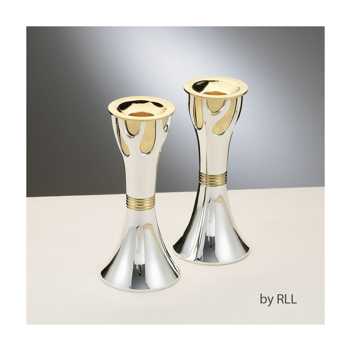 Candlesticks, Two-Tone ''Tree of Life'' Design