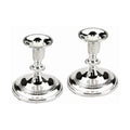3" Candlestick Set - Silver Plated