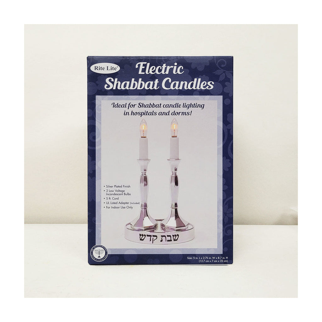 Electric Shabbat Candlesticks