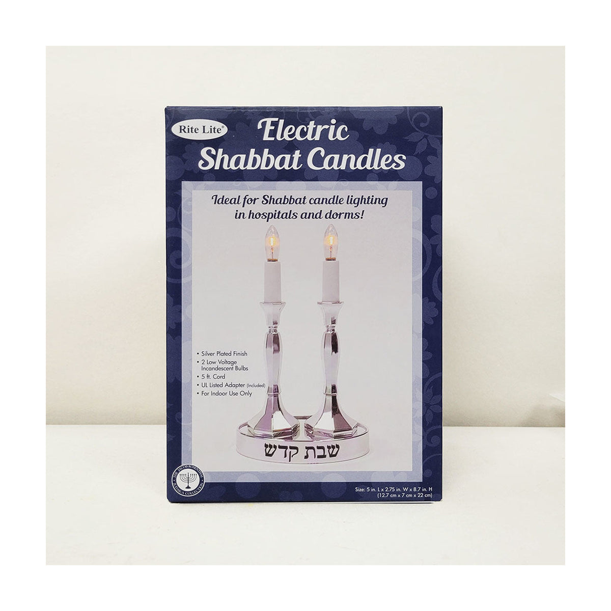 Electric Shabbat Candlesticks