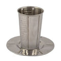 Kiddush Cup Set, Stemless, Stainless Steel