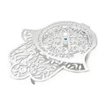 Stainless Steel Hamsa with Home Blessing