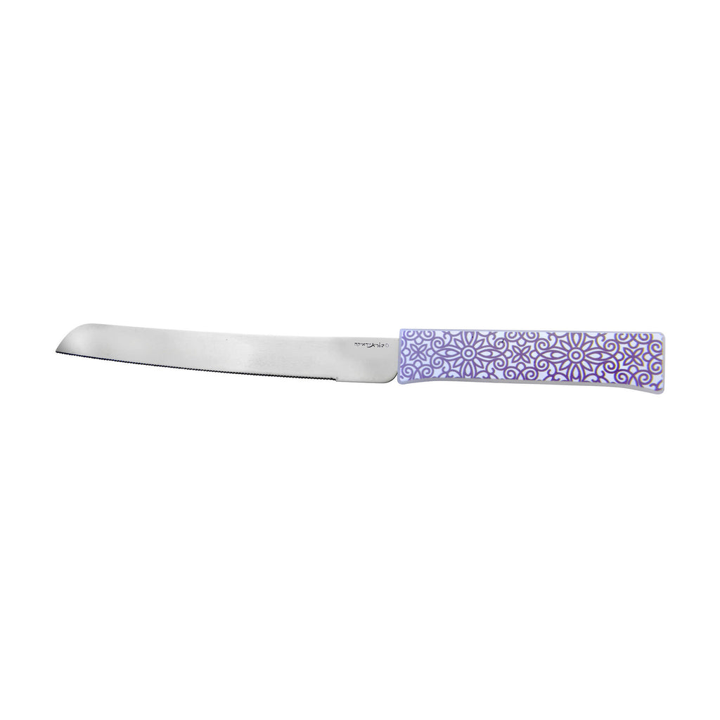 Challah Knife, Glass Handle
