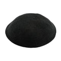 Black DMC Knit Kippah, 13cm