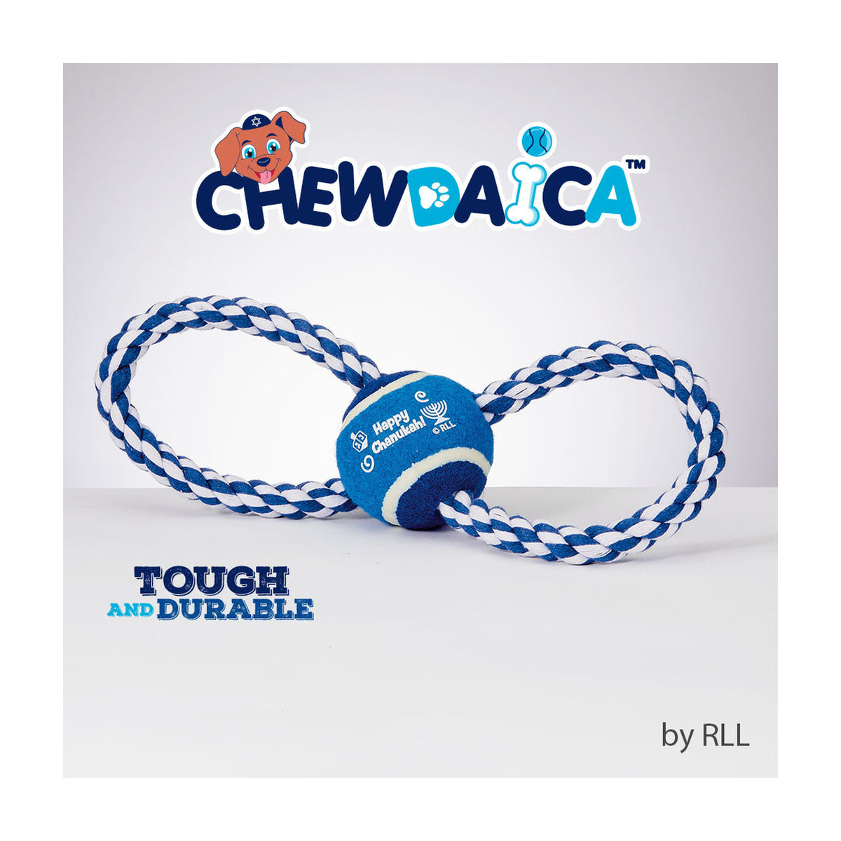 Chanukah Rope Dog Toy
