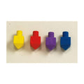 Chanukah Eraser Dreidels, 4-Pack