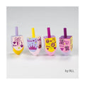 Painted Wood Dreidels, 4-Pack
