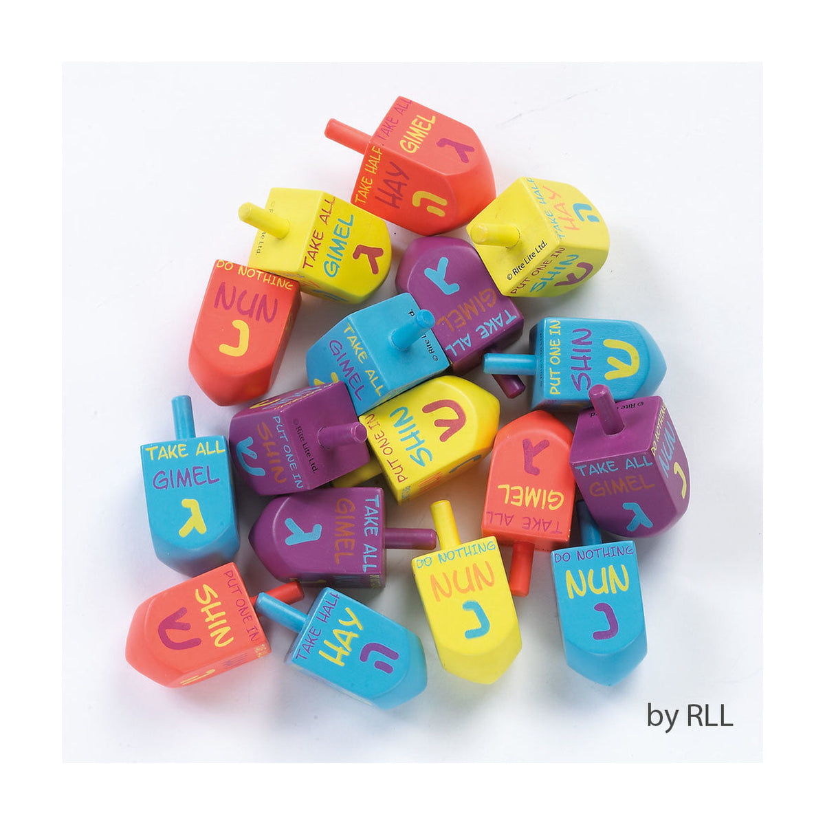 Large Painted Dreidels