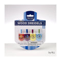 "The Dreidel Game" - 4 Small Painted Wood Dreidels