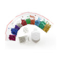 Sequin Dreidel Art