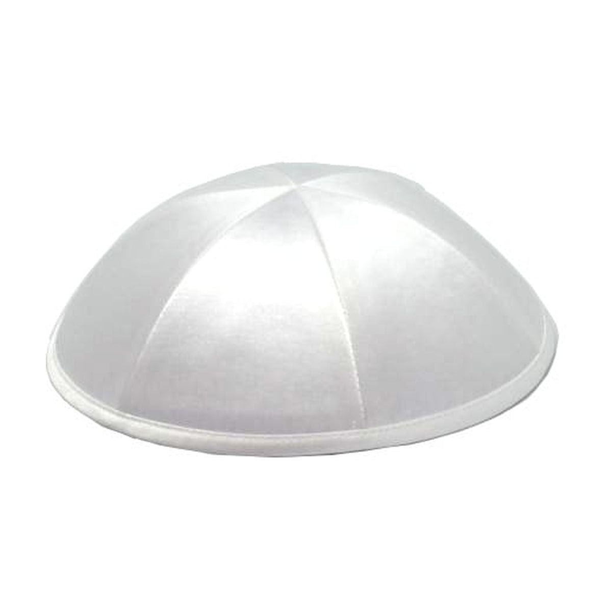 White Deluxe Satin Kippah