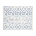 Embroidered Challah Cover, Blue Magen David
