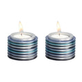 Tealight Candlesticks, Modern, Shades of Blue