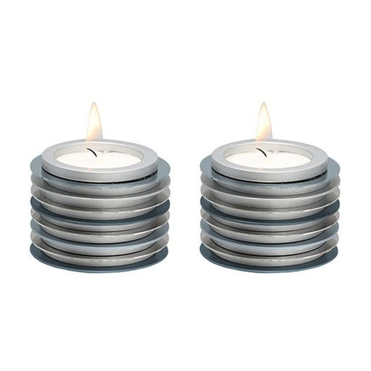 Tealight Candlesticks, Modern, Shades of Grey