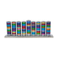 Yair Emanuel Aluminum Menorah, Multicolour