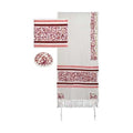 Tallit with Bag, Embroidered