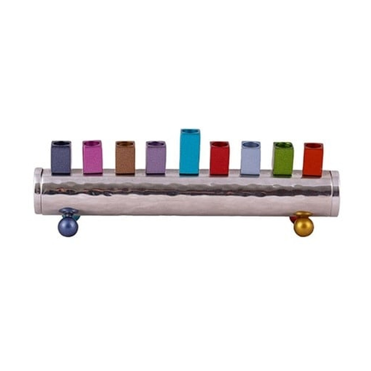 Aluminum Menorah, Multicolour