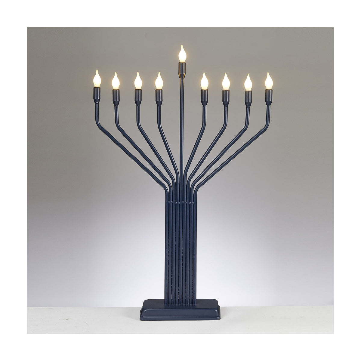 Large Display LED Menorah, Knesset-Style, 24-inch