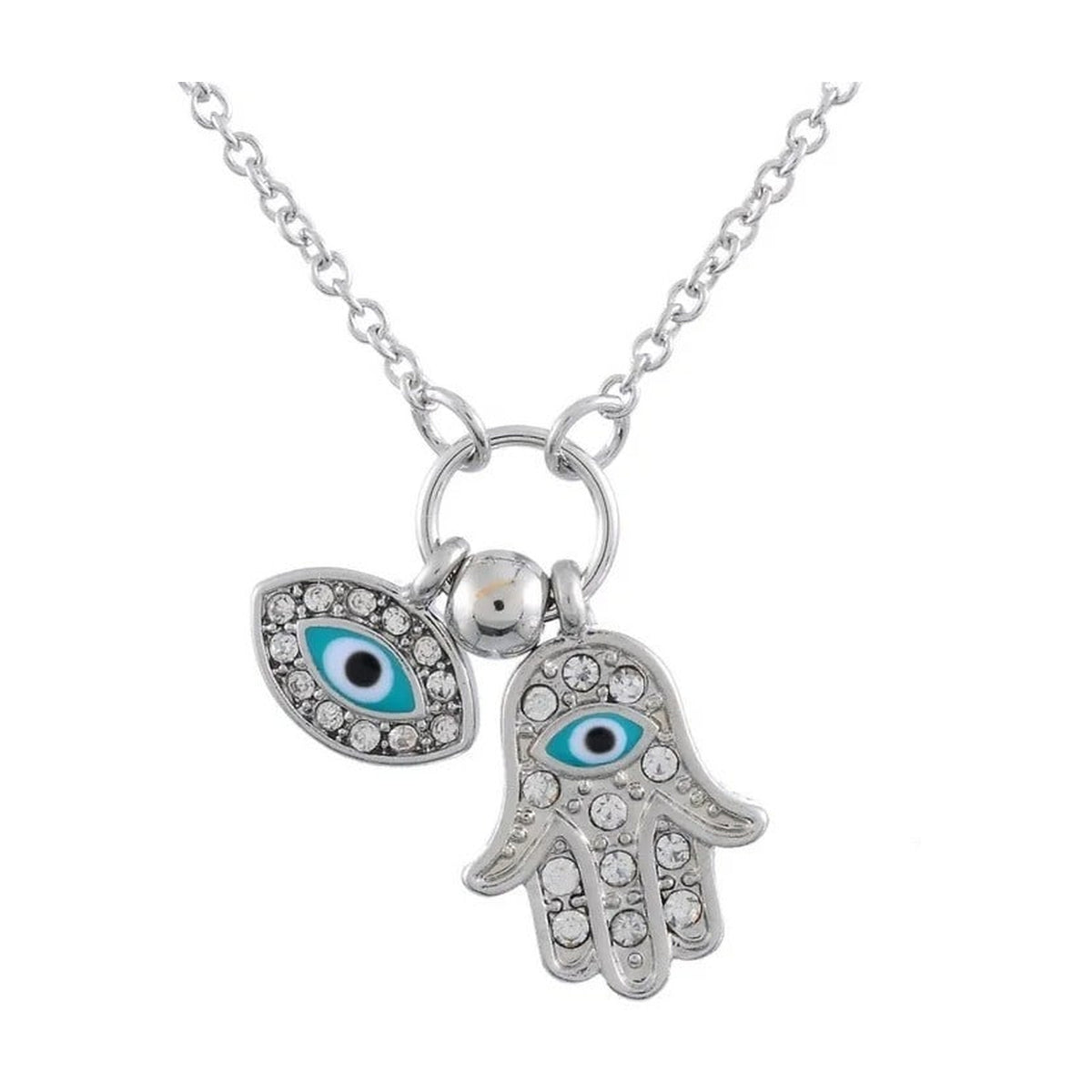 Necklace, Hamsa with Eye