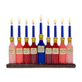 'Fine Wines'' Ceramic Menorah