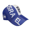 Israel Flag Hat, Embroidered