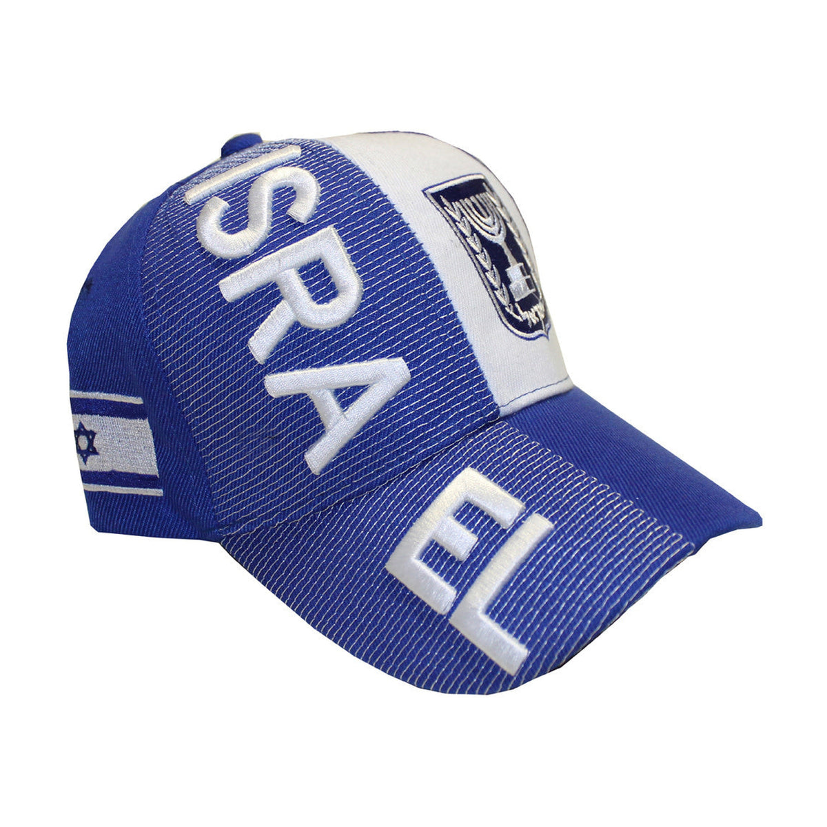 Israel Flag Hat, Embroidered