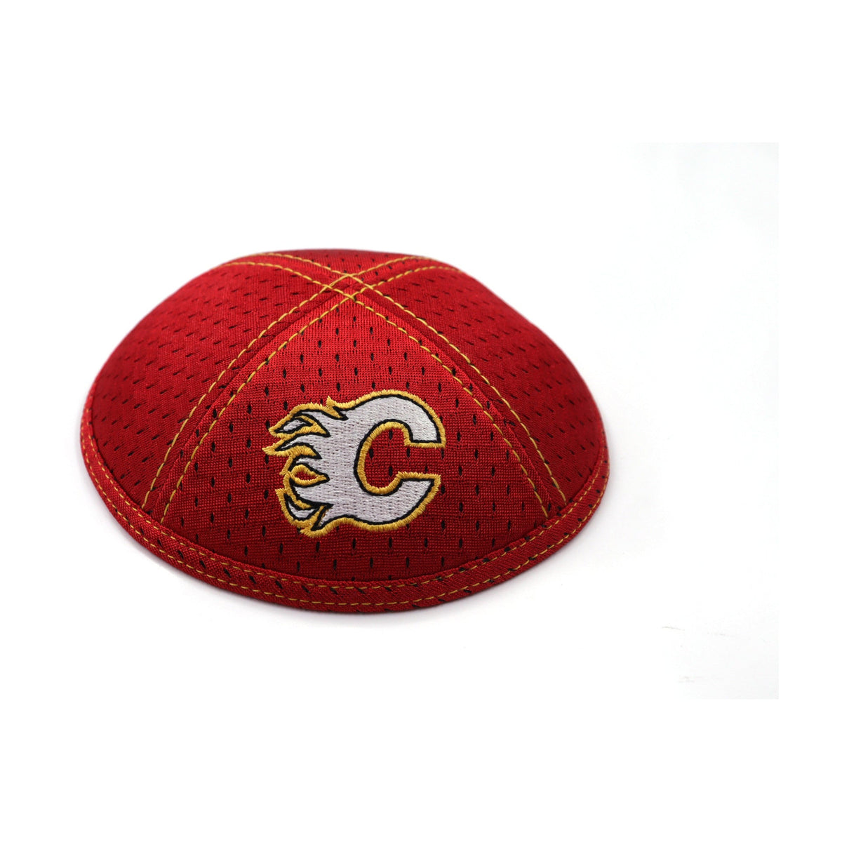 Sports Mesh Kippah, Calgary Flames