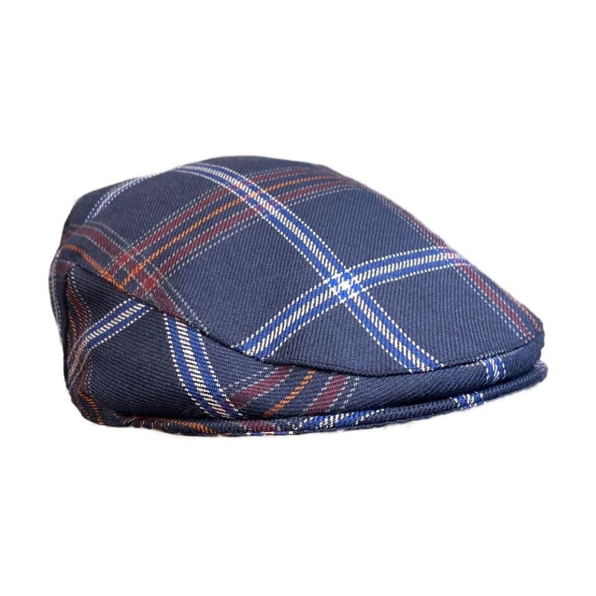 Jewish Tartan Flat Cap, Size L