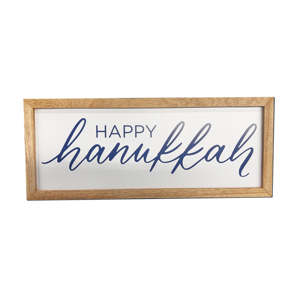 Happy Chanukah Framed Wall Decor