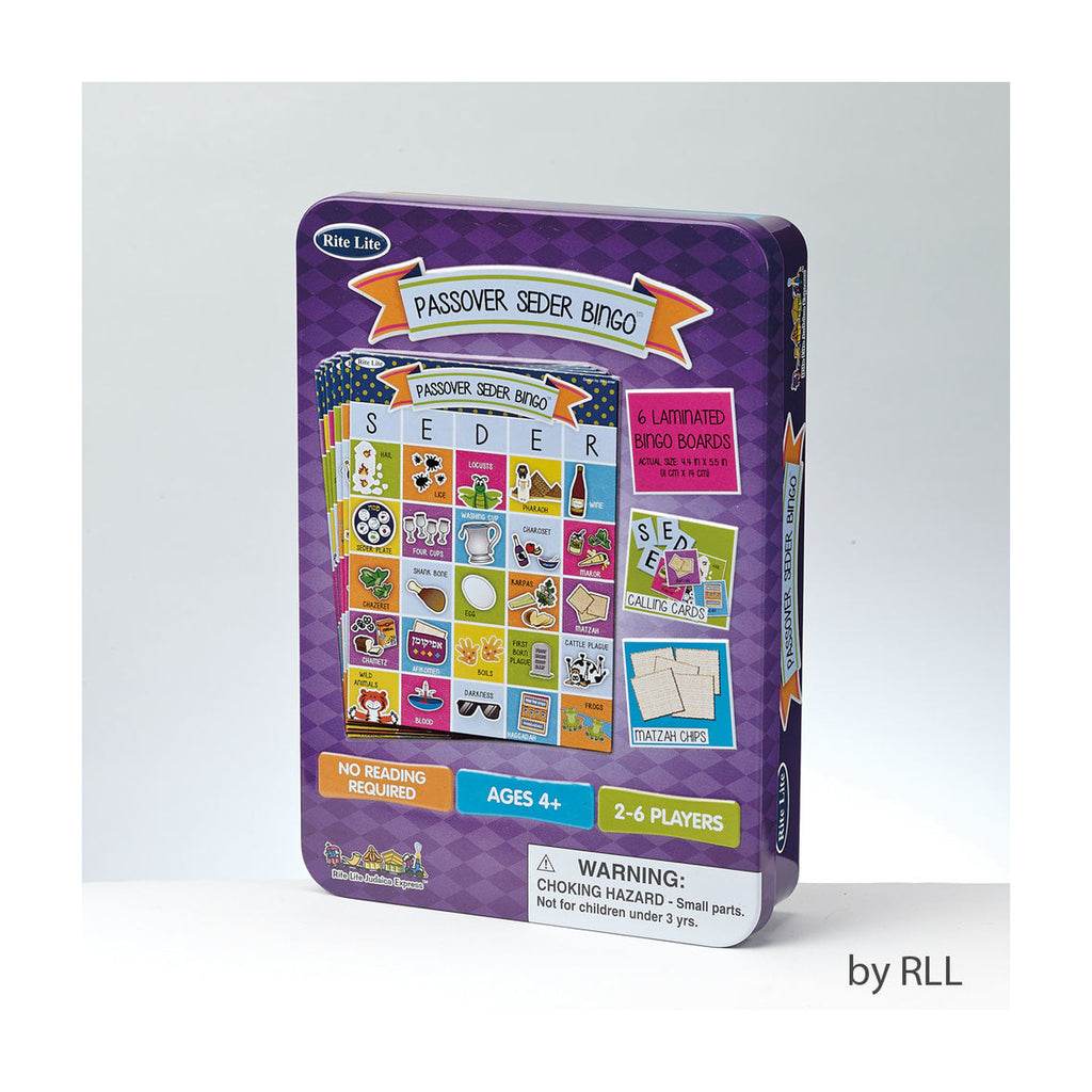 Passover Seder Bingo Game in Collectible Tin