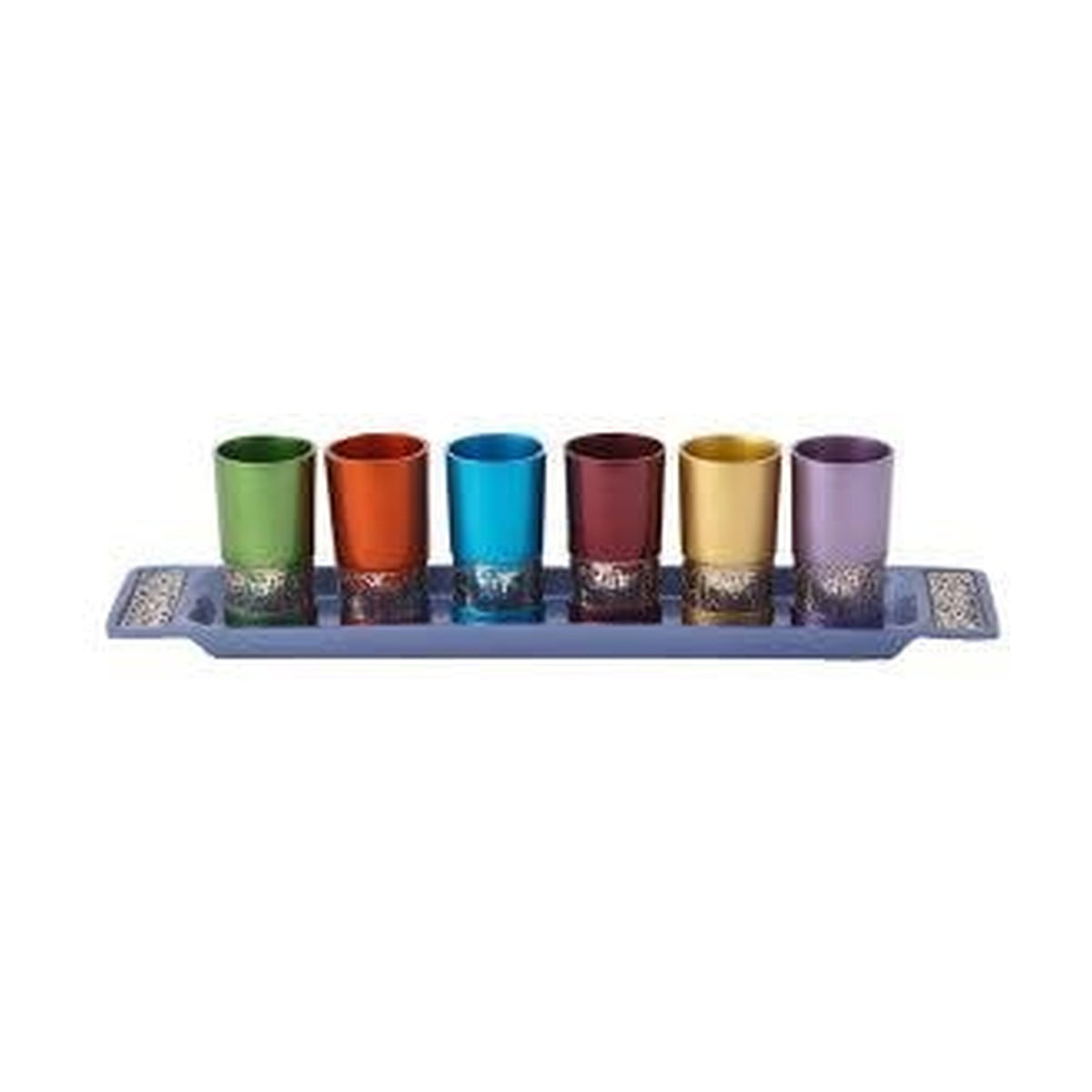 Kiddush Set, Aluminum, Multicolour