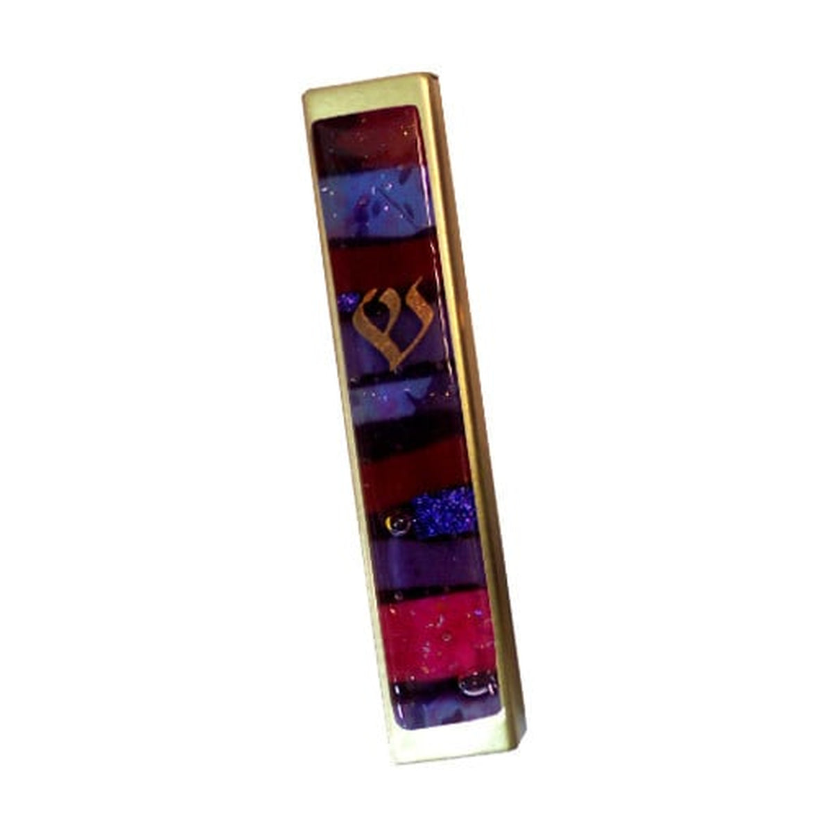 Mezuzah, Purple Mosaic "Kabbalah"