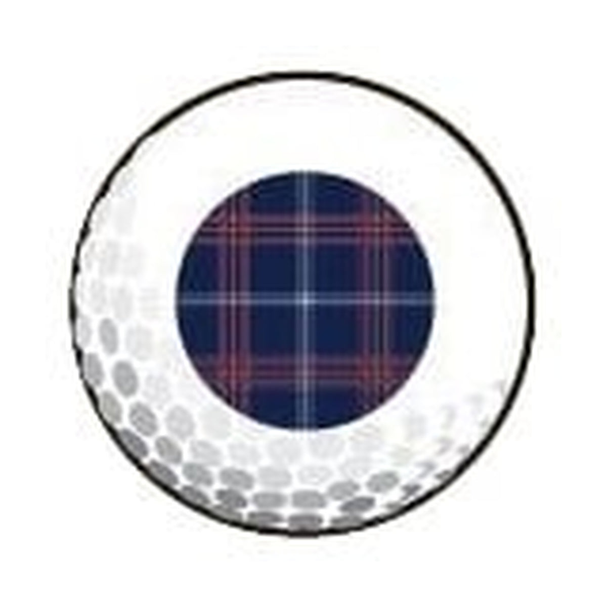 Jewish Tartan Golf Ball