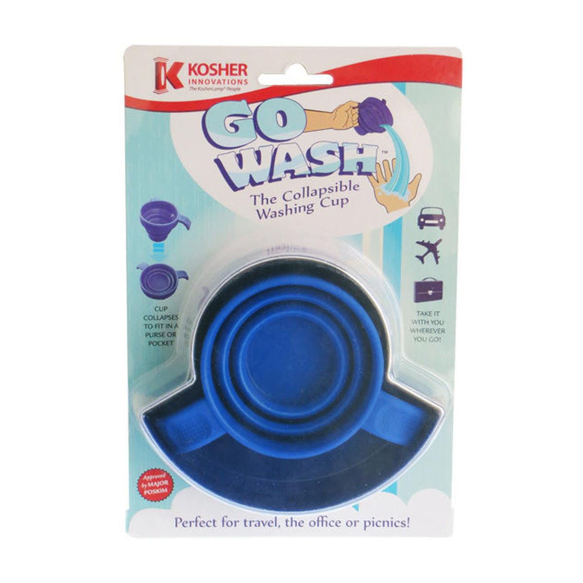 'Go Wash'' Collapsible Washing Cup