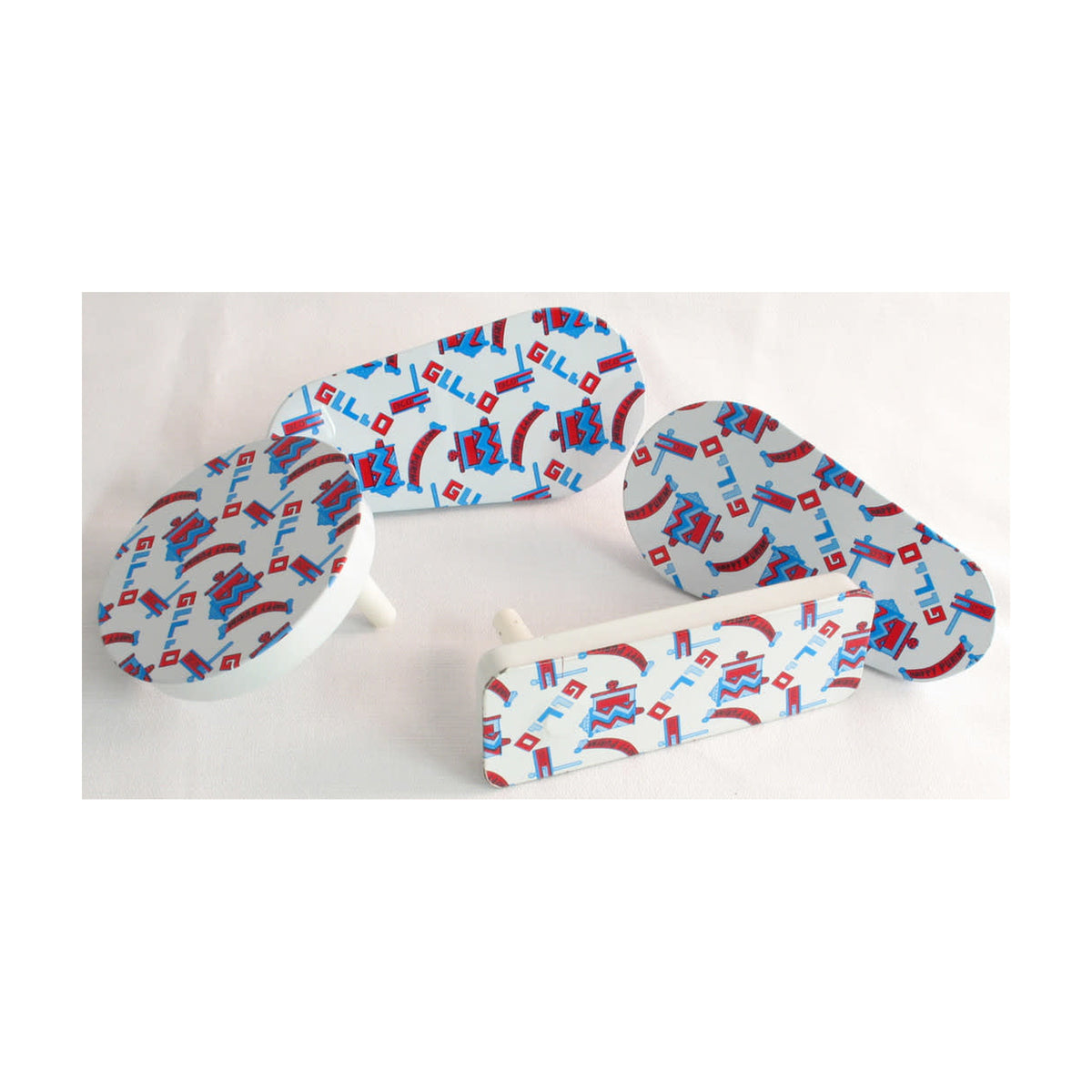 Aluminum Gragger- red and blue