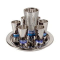 Kiddush Set, Faux-Stemmed, Aluminum