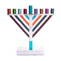 Rambam Style Menorah, Aluminum