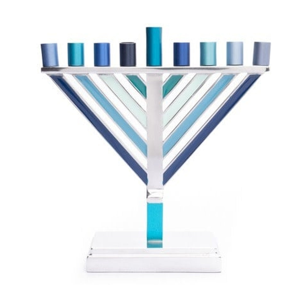 Rambam Style Menorah, Aluminum